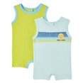 thumbnail image 1 of George Baby Boys' Sleeveless Romper 2-Pack, 1 of 2