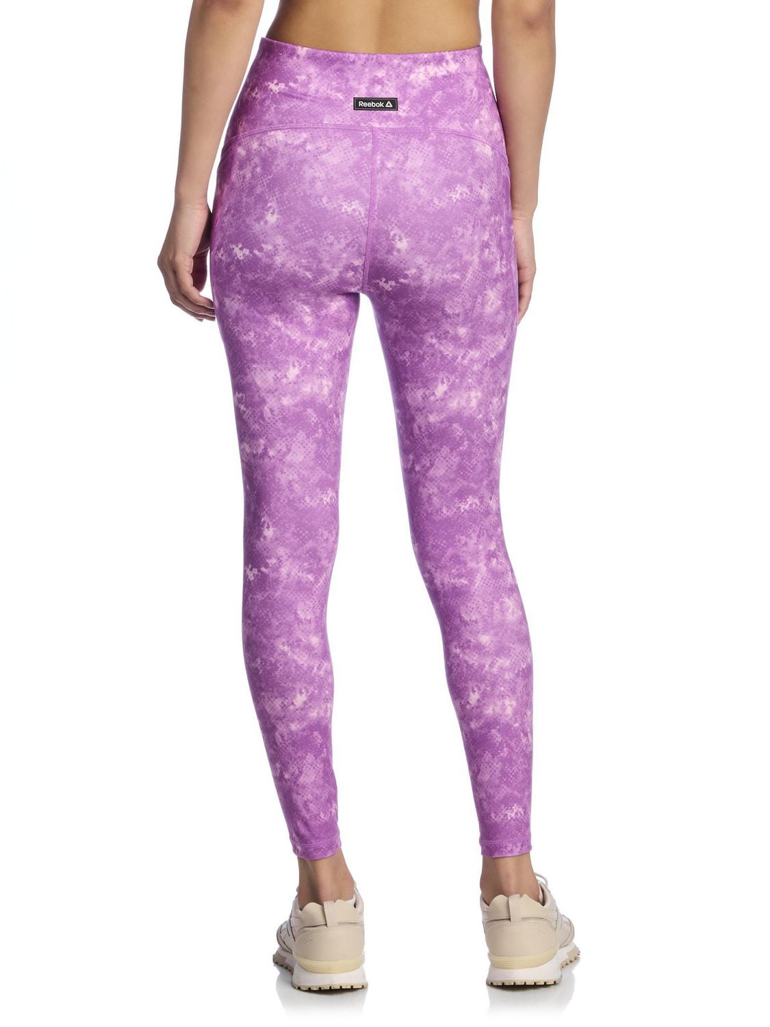 Reebok Women’s ‘Sprinter’ High-Rise 25” Inseam 7/8 Printed Leggings with Pockets