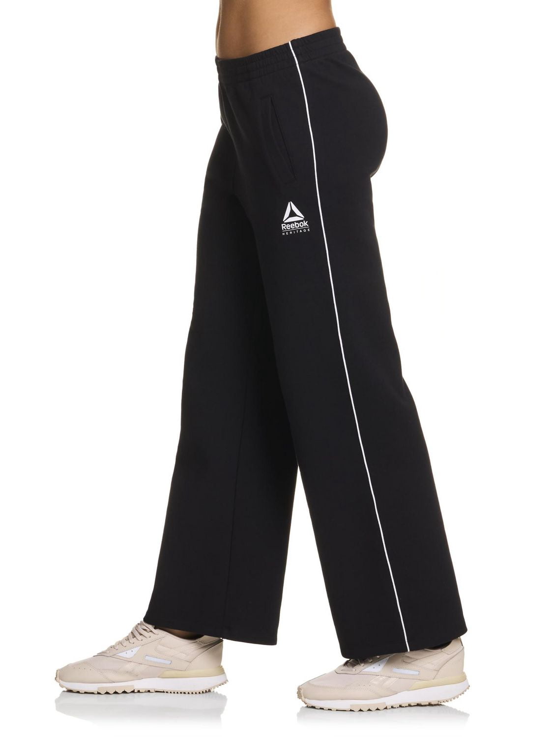 Reebok Women’s ‘Practice’ Wide Leg Pants with Pockets