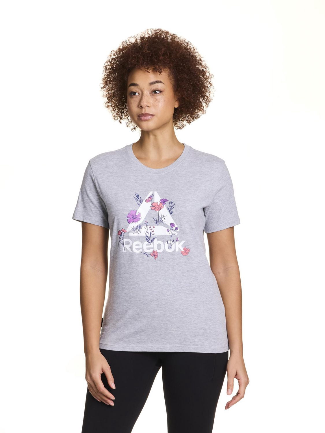Reebok Women’s ‘Meadow Stack’ Short Sleeve Graphic Tee