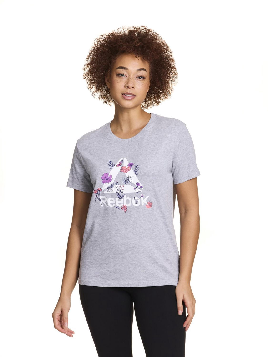 Reebok Women’s ‘Meadow Stack’ Short Sleeve Graphic Tee