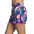 thumbnail image 4 of Short imprimé haute performance 2 en 1 «&nbsp;Reflex&nbsp;» pour femme de Reebok, avec compression, 4 of 6