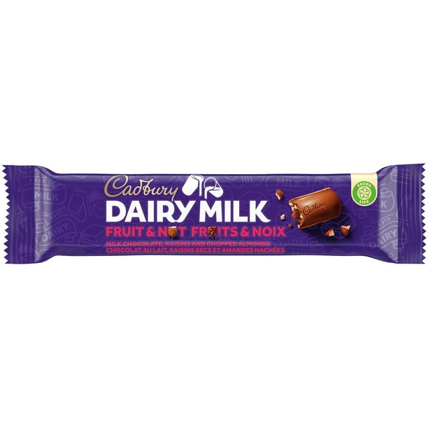 Cadbury Dairy Milk Fruits Et Noix, 42 G 42g