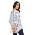 thumbnail image 3 of Penmans Women's Printed Roll Cuff Blouse, 3 of 6