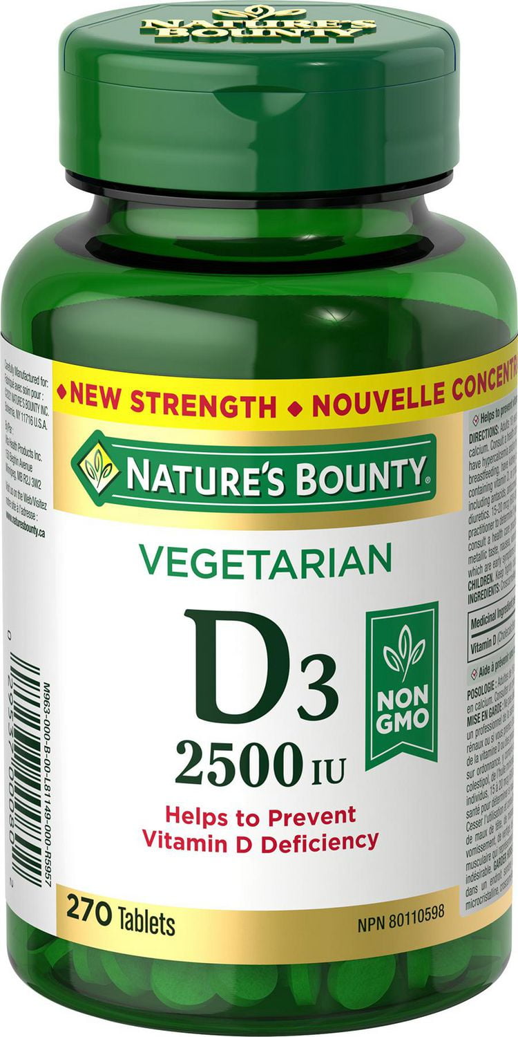 Vegetarian Vitamin D3 2500 IU