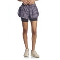 thumbnail image 1 of Reebok Women’s ‘Sprinter’ 2-in-1 High Performance Printed Shorts with Compression, 1 of 6