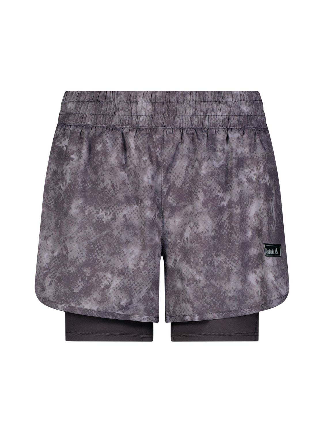 Reebok Women’s ‘Sprinter’ 2-in-1 High Performance Printed Shorts with Compression