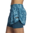 thumbnail image 4 of Reebok Women’s ‘Sprinter’ 2-in-1 High Performance Printed Shorts with Compression, 4 of 6