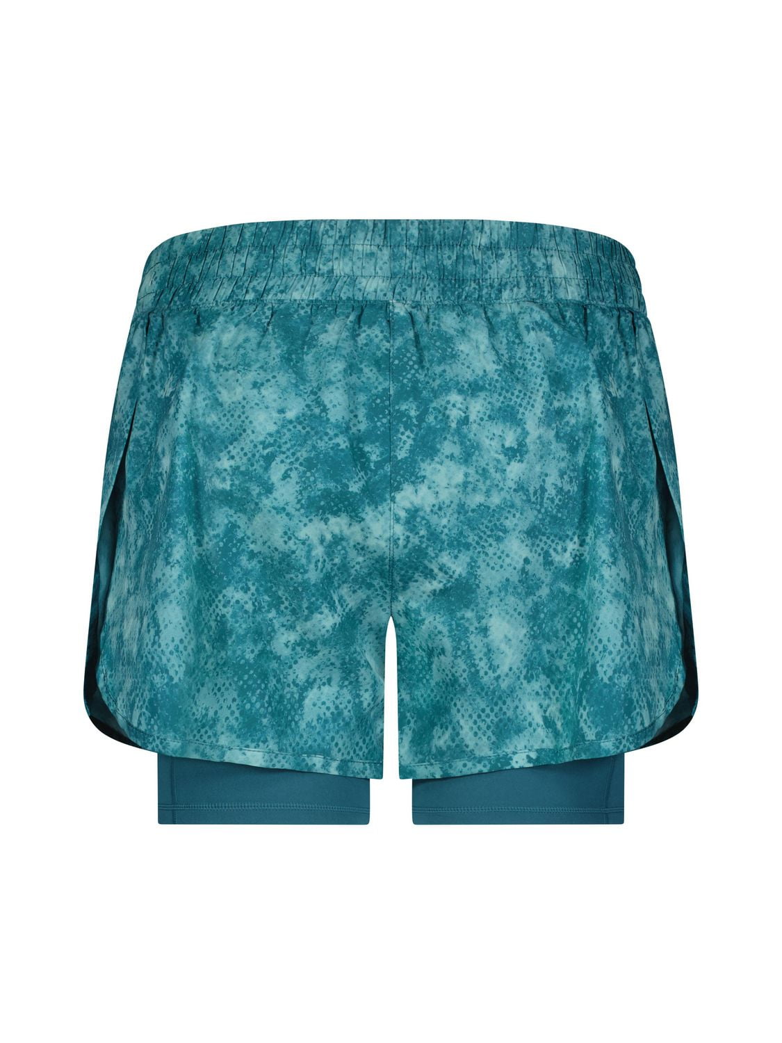 Reebok Women’s ‘Sprinter’ 2-in-1 High Performance Printed Shorts with Compression