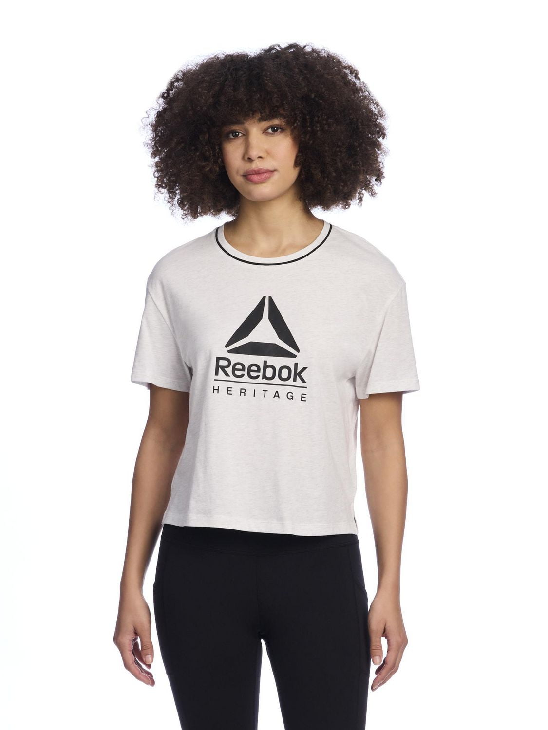 Reebok Women’s ‘Practice’ Cropped Tee