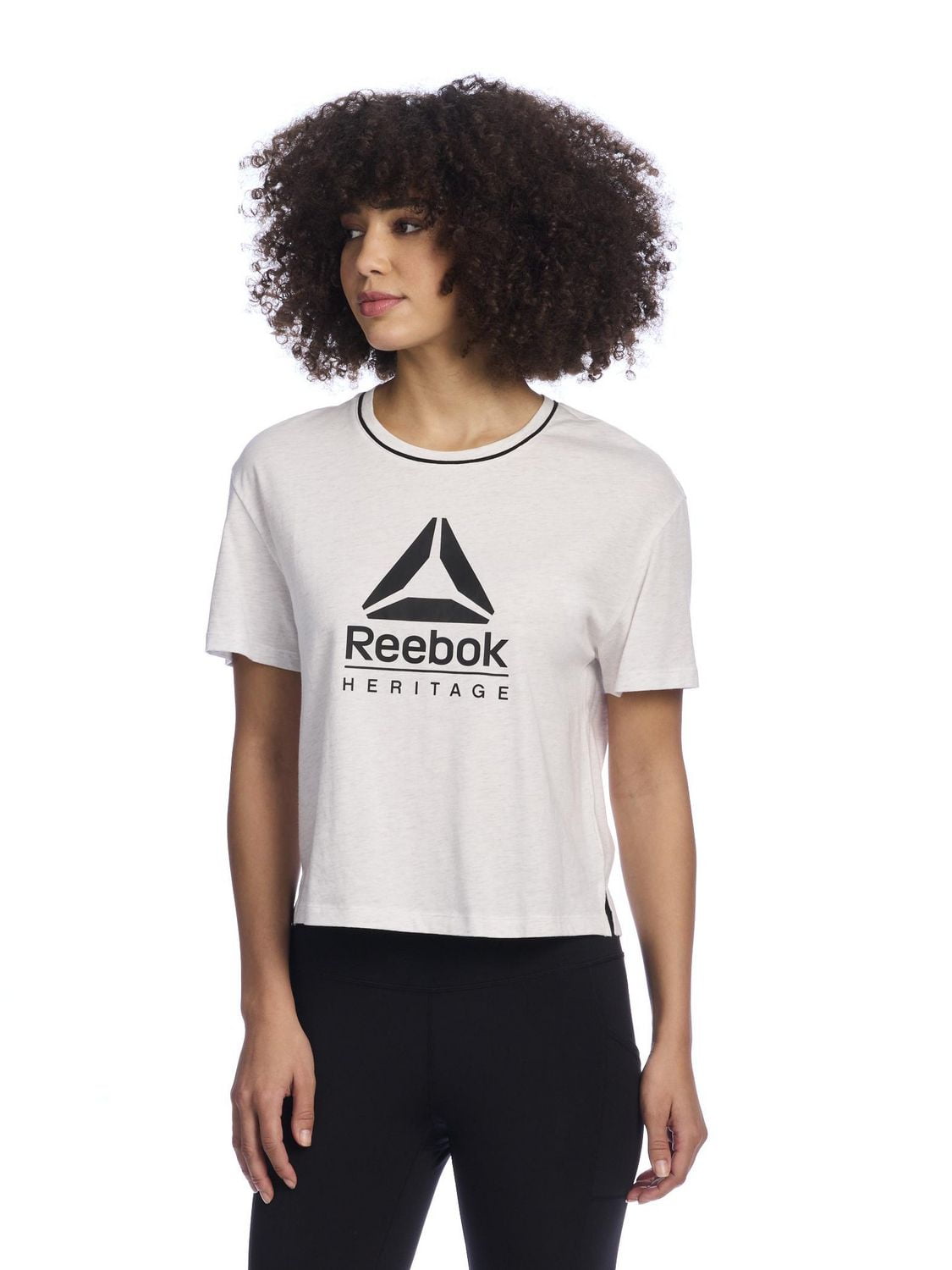 Reebok Women’s ‘Practice’ Cropped Tee