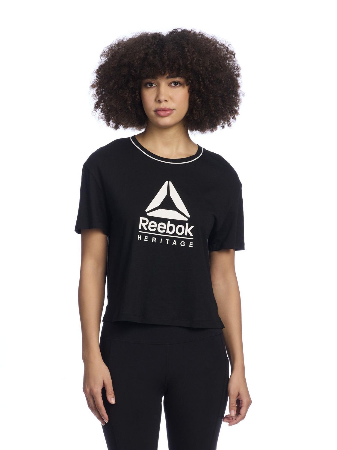 Reebok Women’s ‘Practice’ Cropped Tee