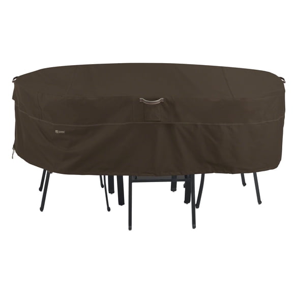 Classic Accessories Madrona™ RainProof™ Rectangular/Oval Patio Table & Chair Set Cover, Medium