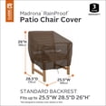 thumbnail image 2 of Housse de chaise de patio standard Madrona RainProof de Classic Accessories, 2 of 9