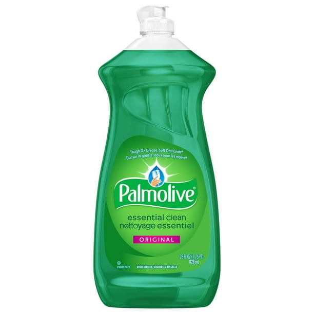 Savon à vaisselle liquide Palmolive Essential Clean, parfum Original - 828 mL 828 ml