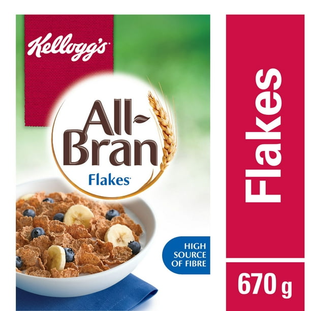 Céréales Kellogg's All-Bran Flakes, 670 g