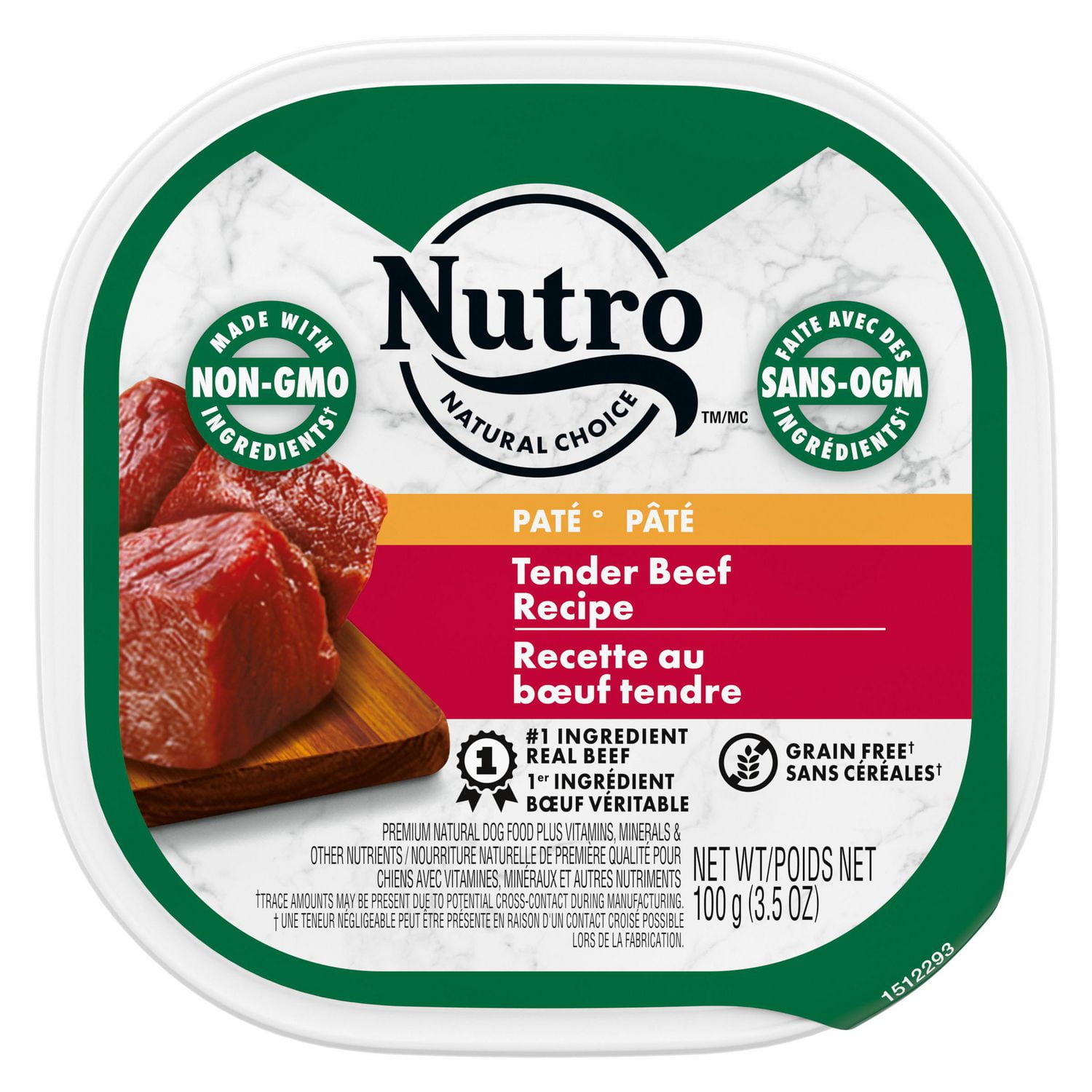 Nutro Grain Free Tender Beef Paté Adult Wet Dog Food Walmart Canada