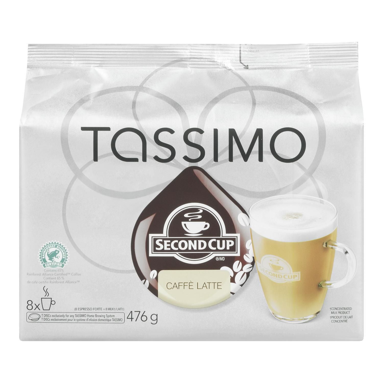 Tassimo Second Cup Caffè Latte TDiscs Coffee Walmart Canada