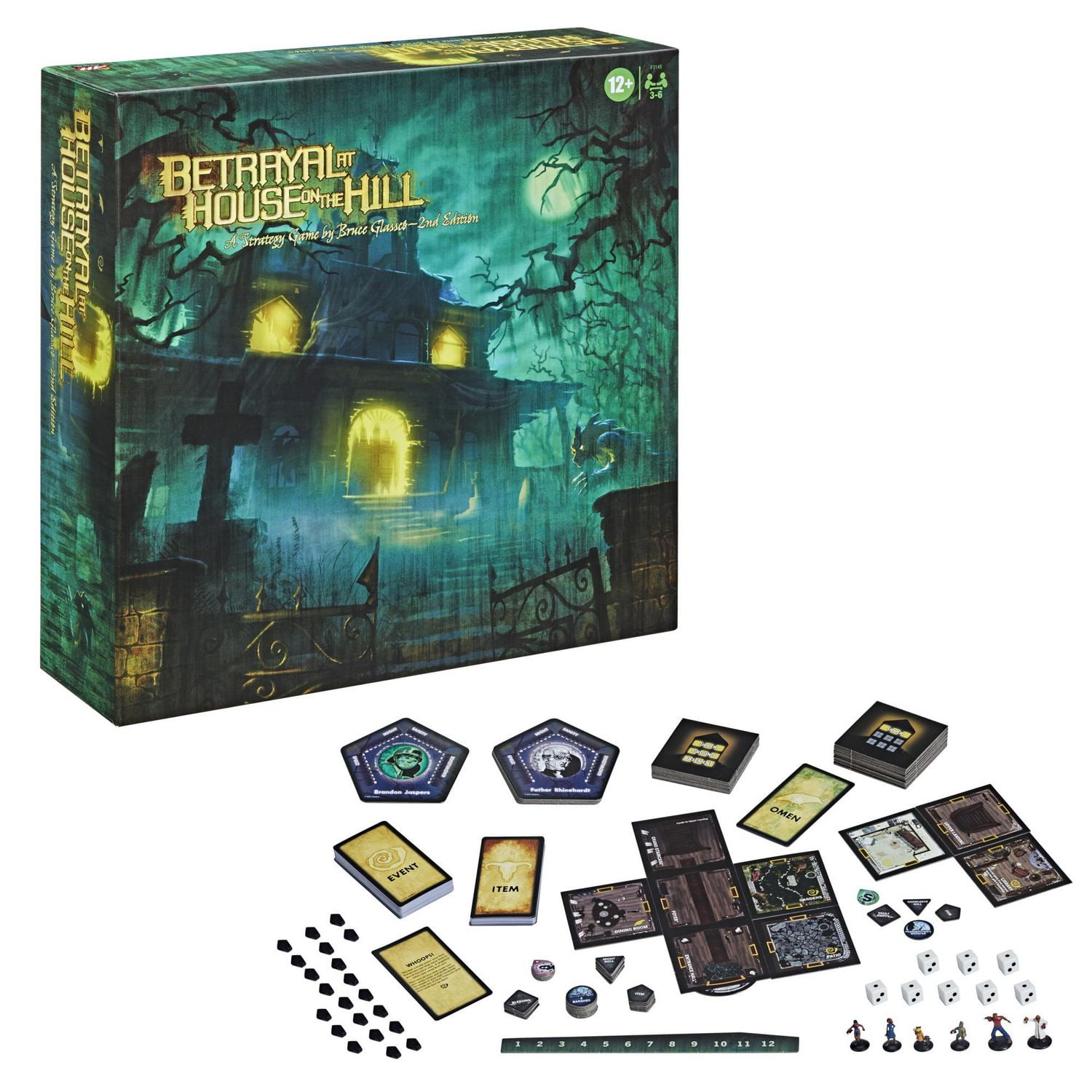 Avalon Hill Betrayal at the House on the Hill Second Edition Cooperative  Board Game, Ages 12 and Up, 3-6 Players, 50 Chilling Scenarios - Walmart.ca