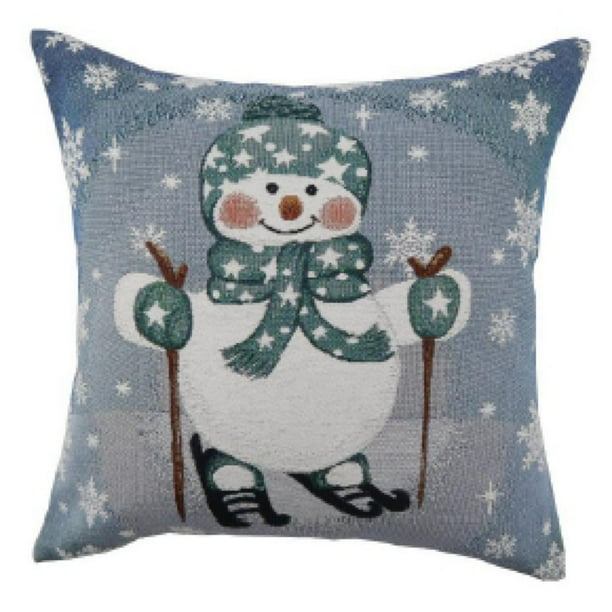 Cushion (Snowman On Skis) - Set of 2 - Walmart.ca