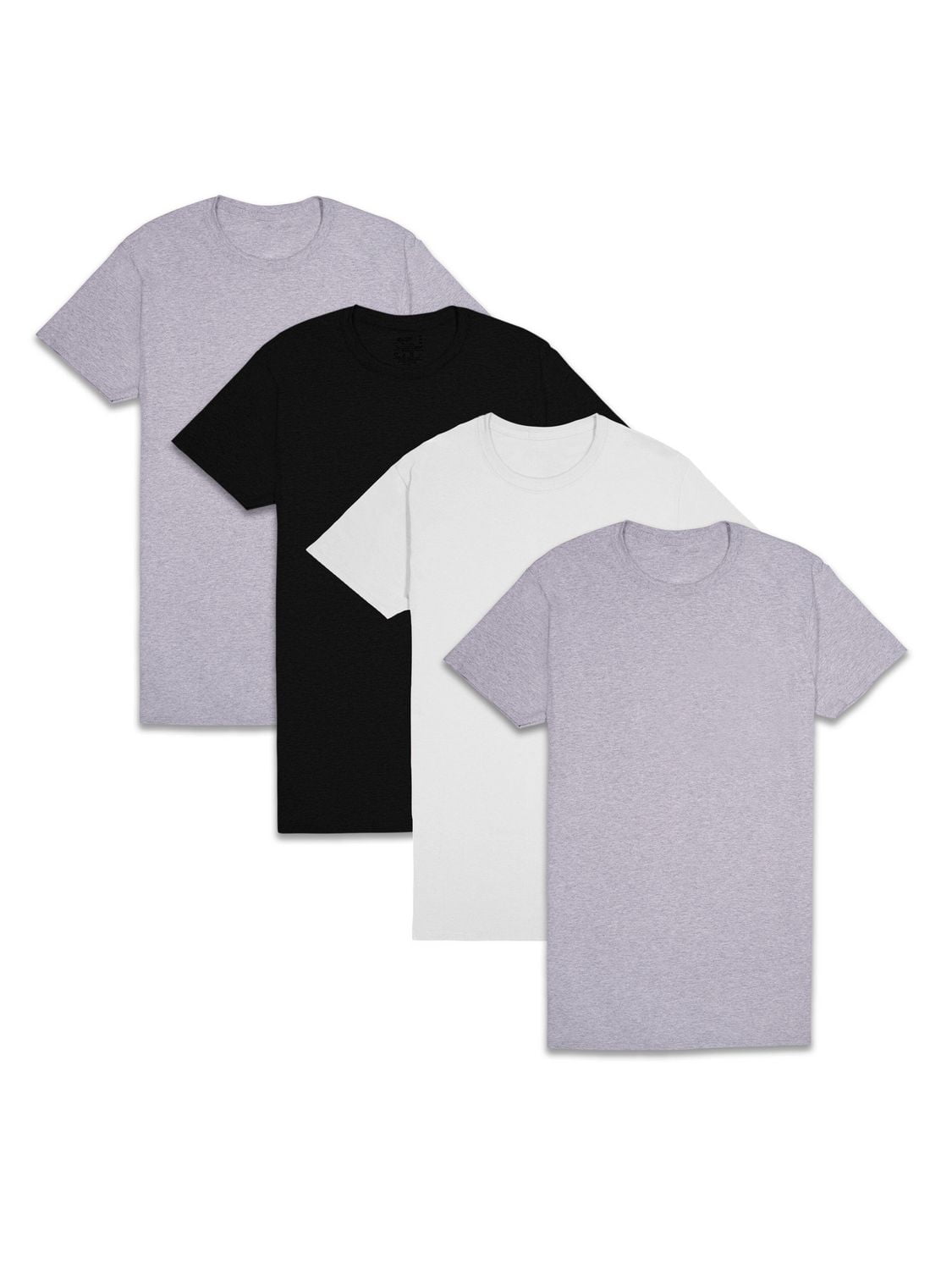 Men's Short Sleeve Crew T-Shirt, Assorted 4 Pack, S-XL