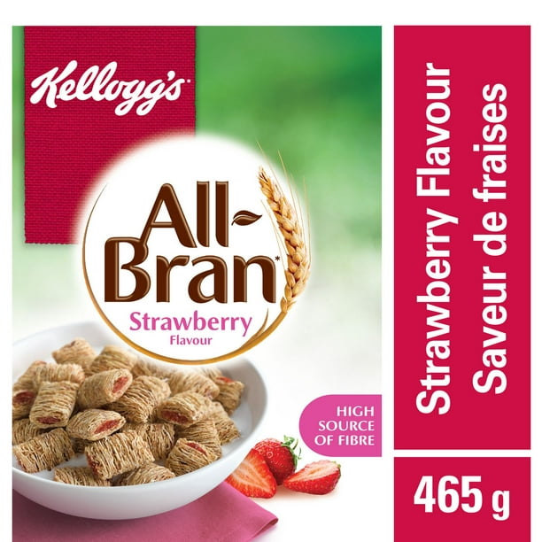 Céréales Kellogg's All-Bran Bouchées aux fraises, 465g