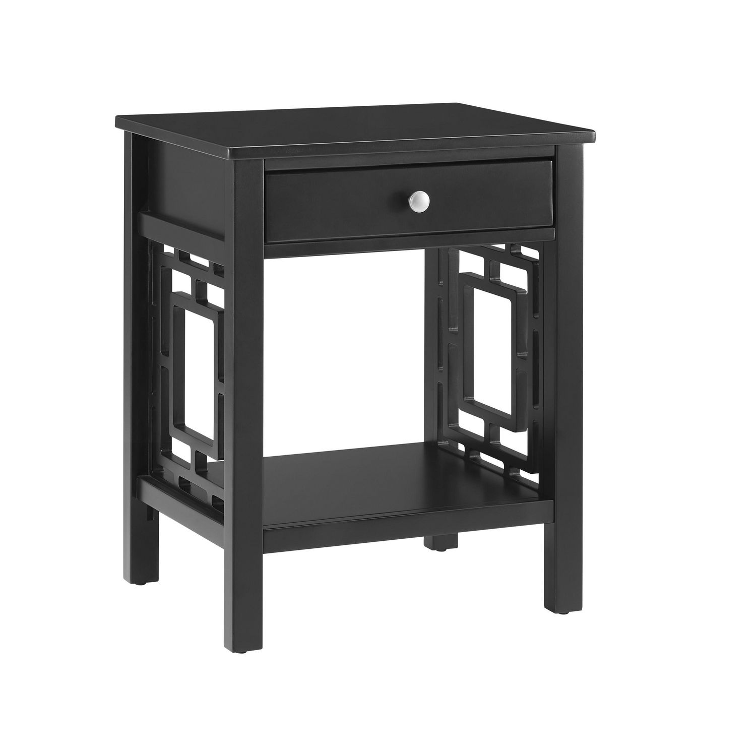 Milana Drum Table White Walmart Canada