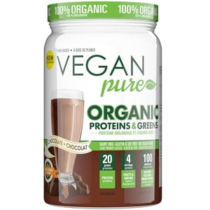 Vegan Pure Organic Protéines & Chocolat vert Shake