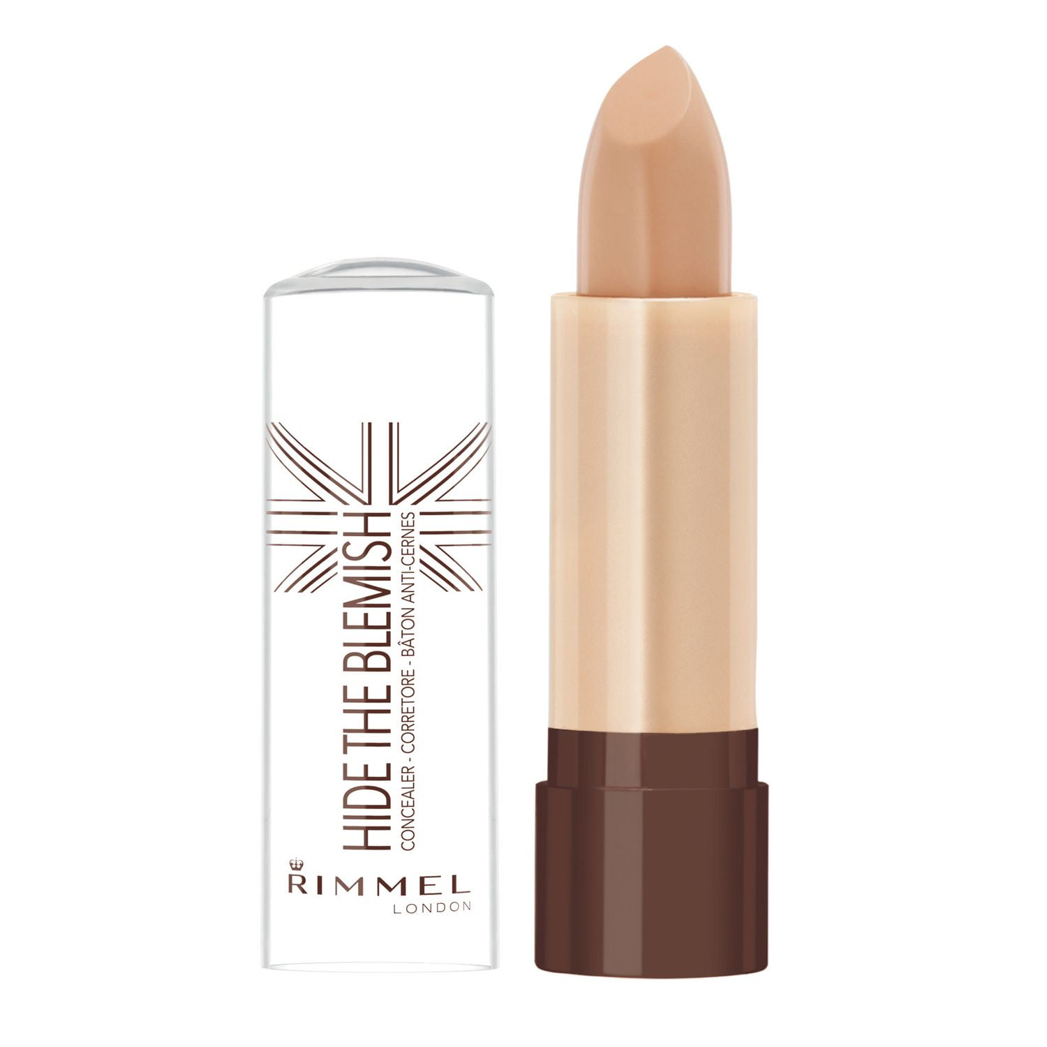 Rimmel Hide The Blemish Concealer, ultra-creamy formula provides for a  long-lasting and natural effect, brightens skin, 100% Cruelty-Free, Stick  applicator 