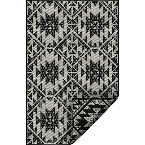 KORHANI home Loft Black Patio Rug Walmart.ca