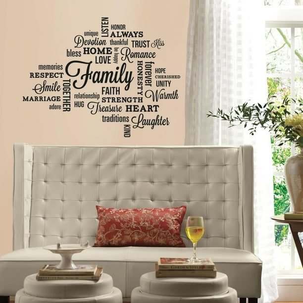 Stickers Muraux Family Quote Decals