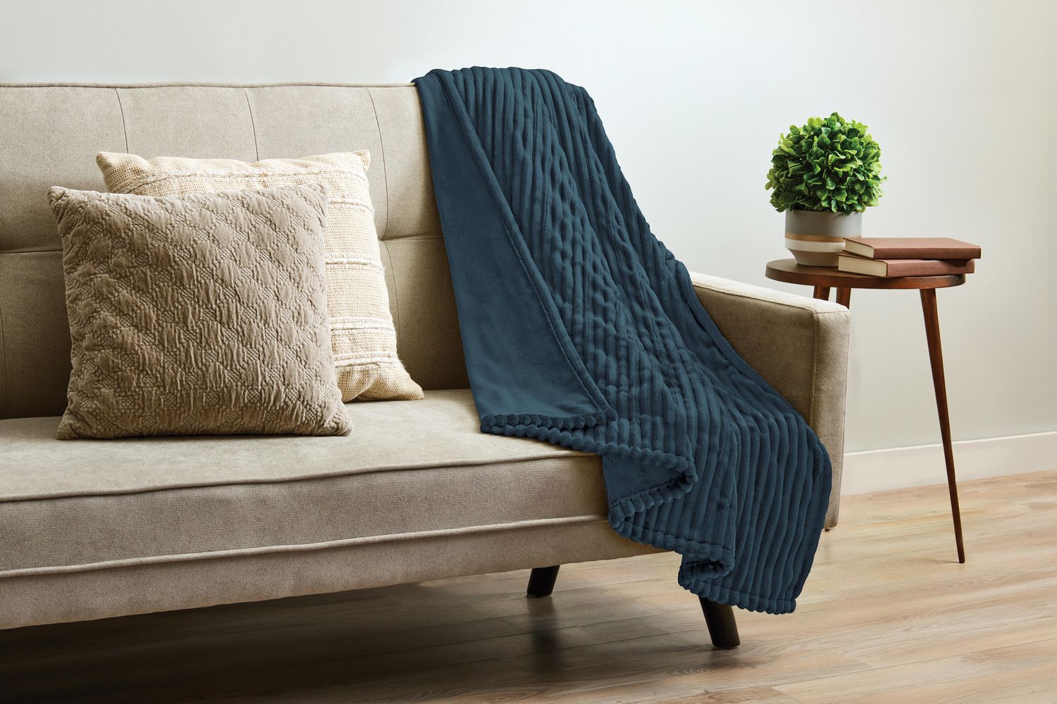 Sunbeam textured 2024 velvet heated throw