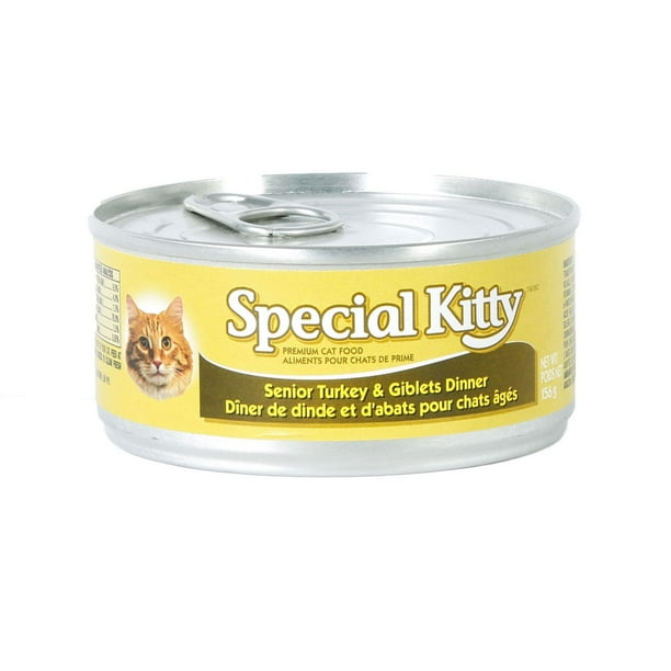 Special Kitty Senior Turkey And Giblet Premium CAT Food, 156 g Walmart.ca