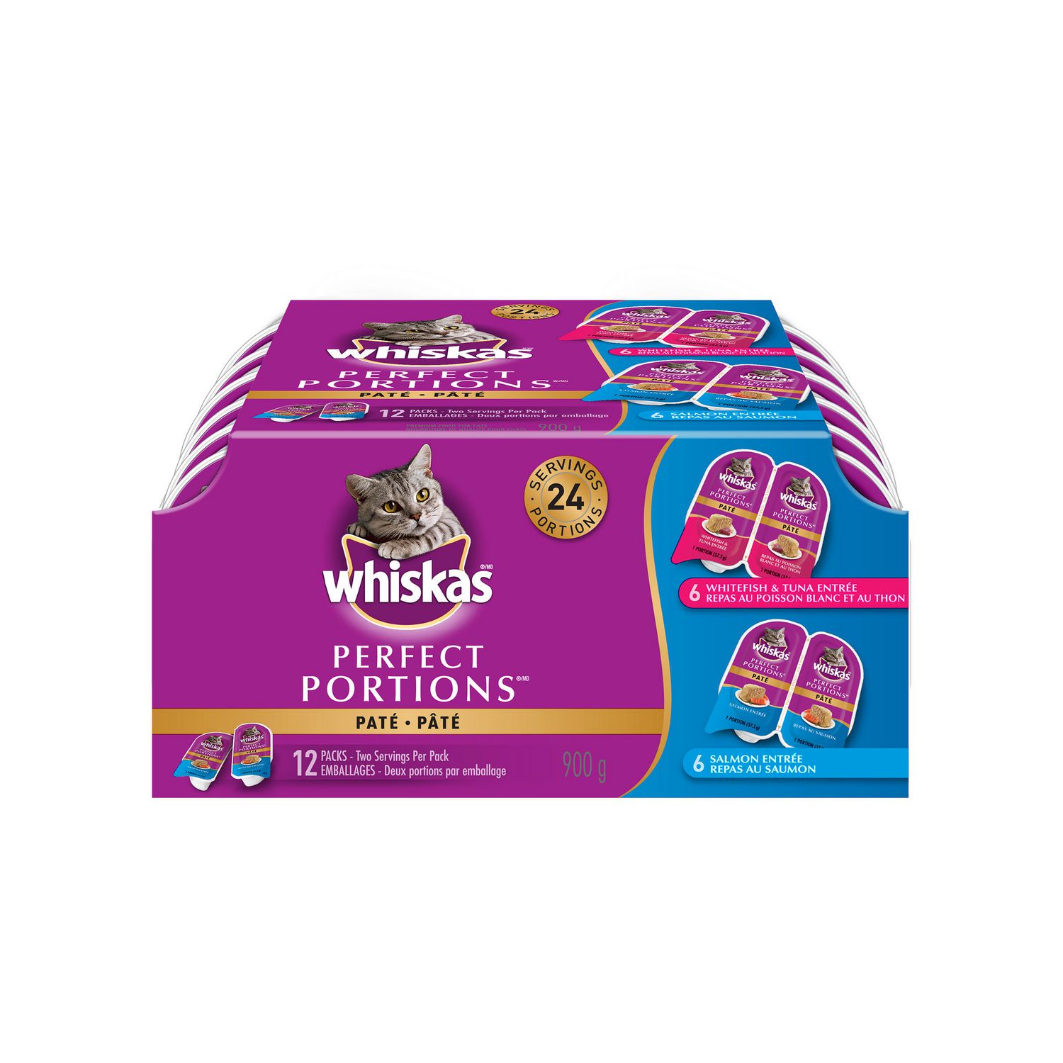 Whiskas Perfect Portions Seafood Selections Wet Cat food Walmart Canada