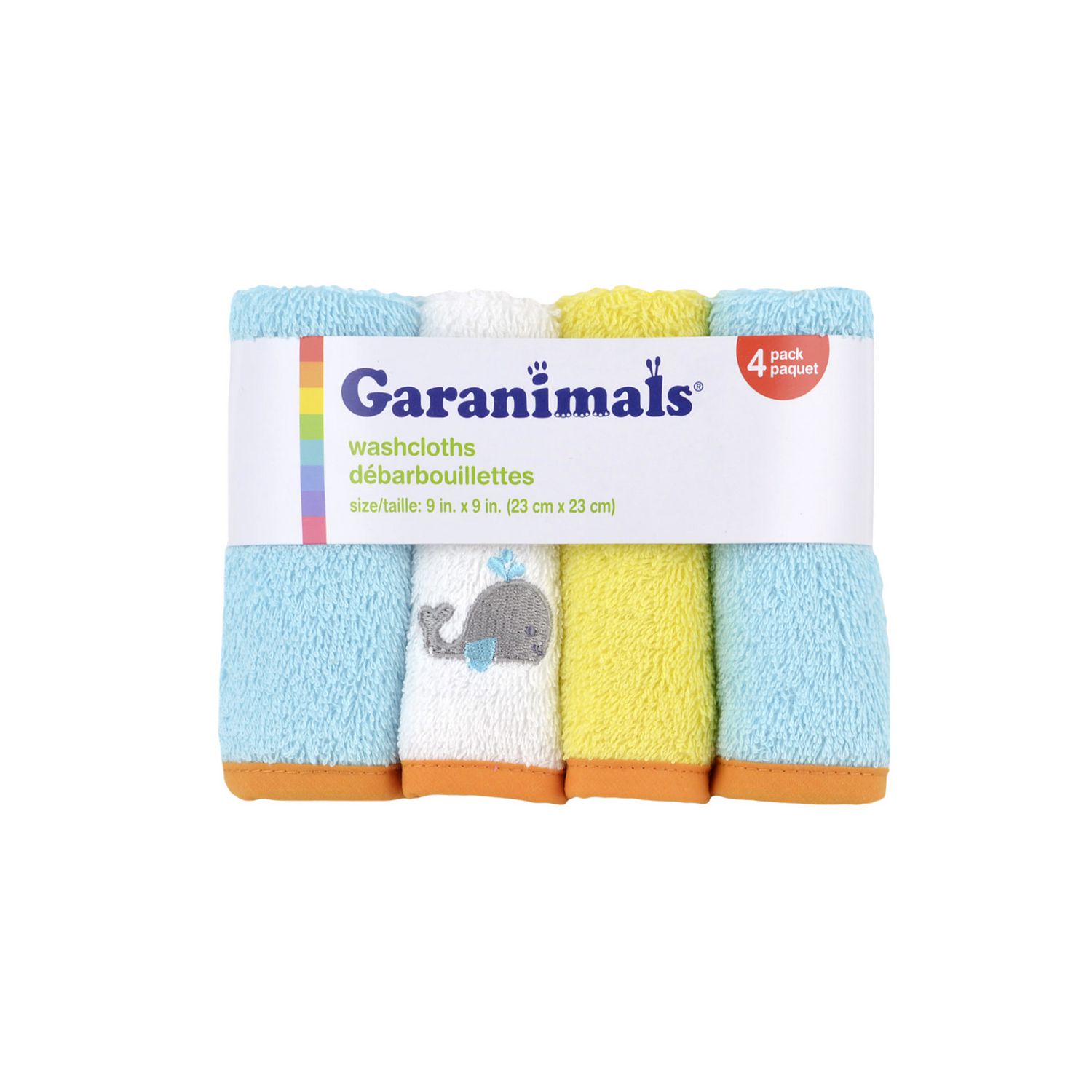 Garanimals Washcloths for Neutral 4 Pack Walmart Canada