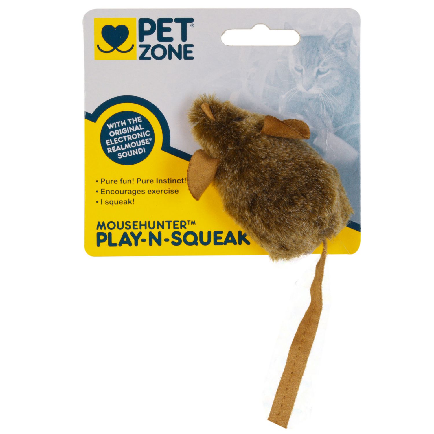 Our Pets Play-N-Squeak Wobble Mouse Cat Toy