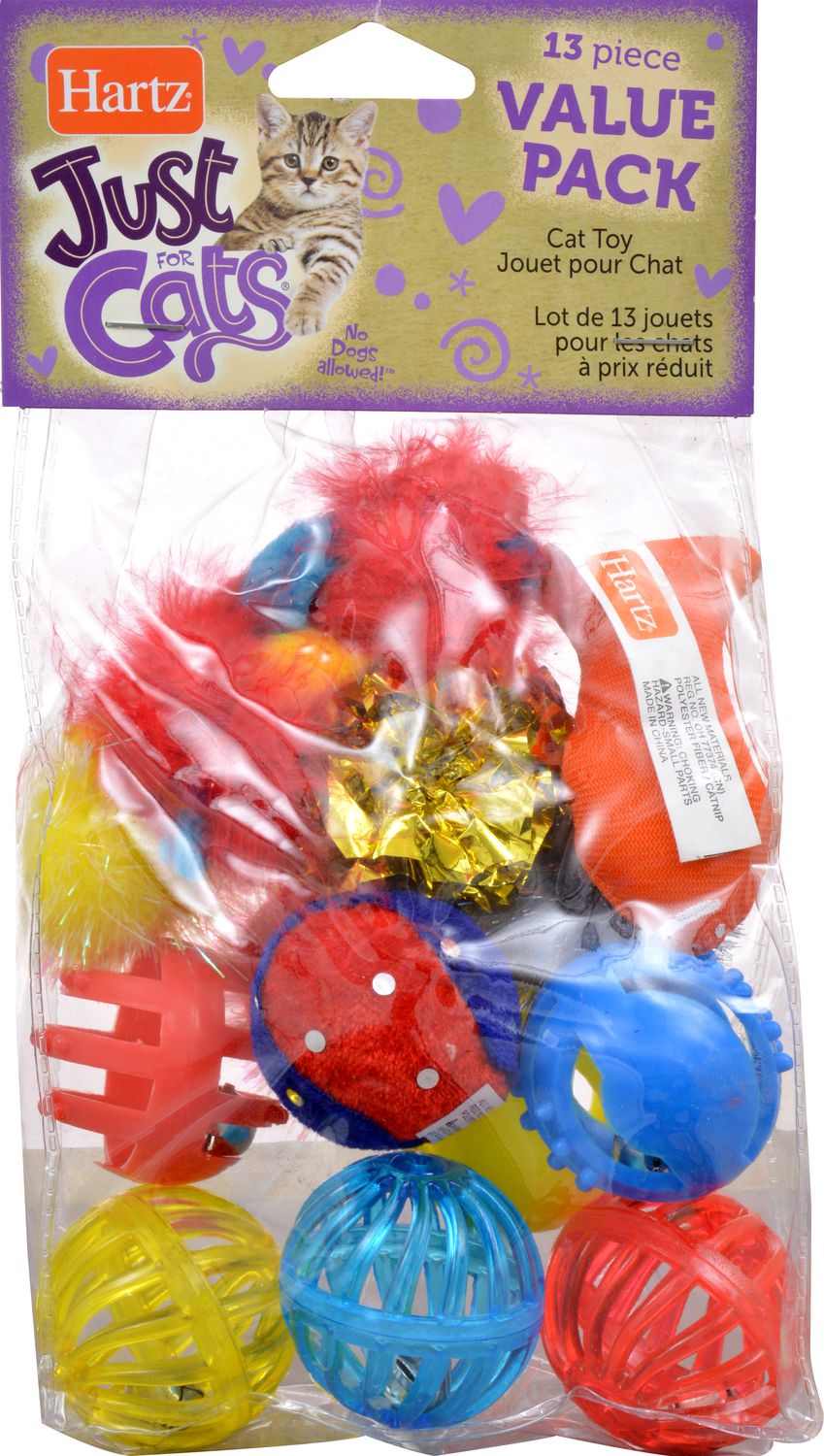 Hartz Just for Cats 13 Piece Value Pack CAT Toy