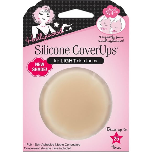 Hollywood Fashion Secrets Silicone Cover Ups - Light, Silicone cover ups.