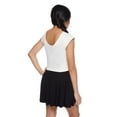 thumbnail image 4 of My Sister's Closet Girls' Cap Sleeve Seamless Tee, 4 of 6