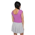 thumbnail image 4 of My Sister's Closet Girls' Cap Sleeve Seamless Tee, 4 of 6