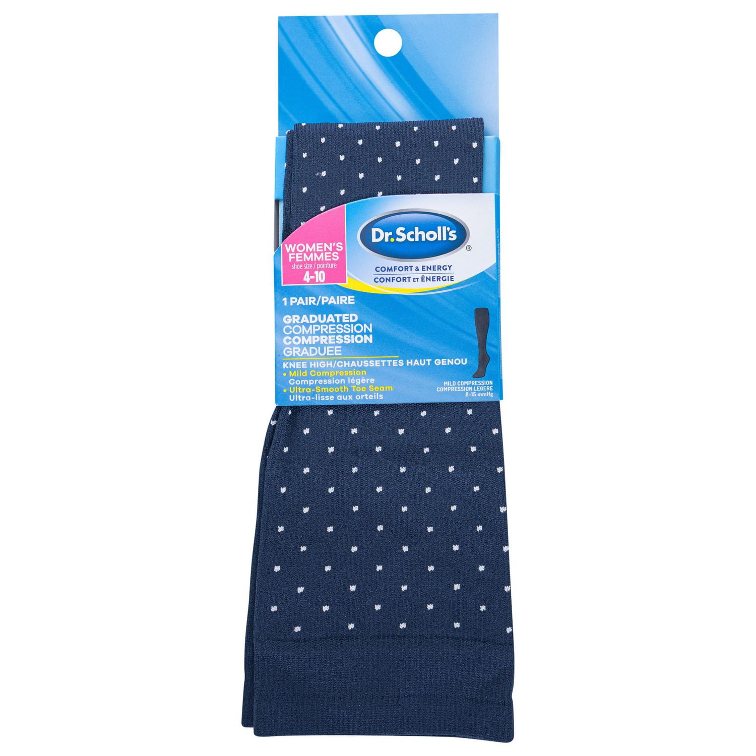 Dr. Scholl's - Graduated Compression Knee High 1 Pair, Graduated Compression 1 Pair