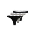 thumbnail image 3 of Jockey® Essentials Women's Cotton Stretch Thong - 3 pack, 3 of 3