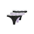 thumbnail image 3 of Jockey® Essentials Women's Cotton Stretch Thong - 3 pack, 3 of 3