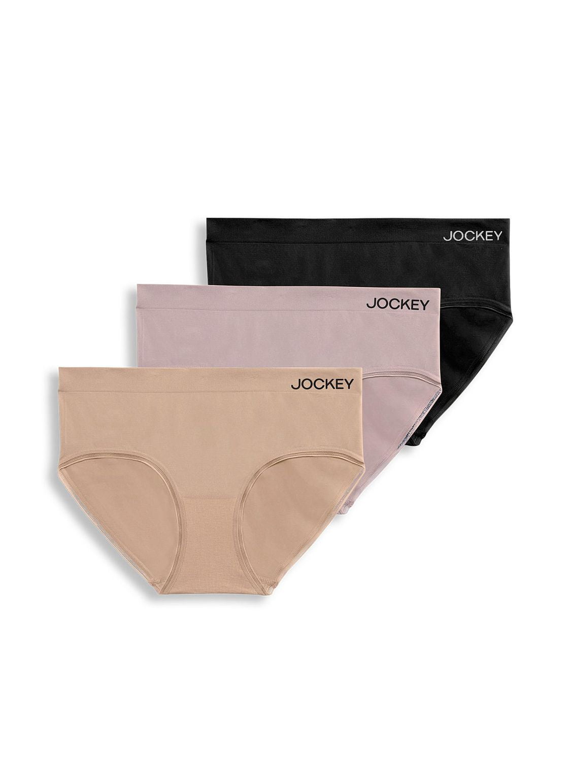 Culotte écologique taille basse Seamfree® Essentials de Jockey® – paquet de 3 Culotte écologique taille basse Seamfree®