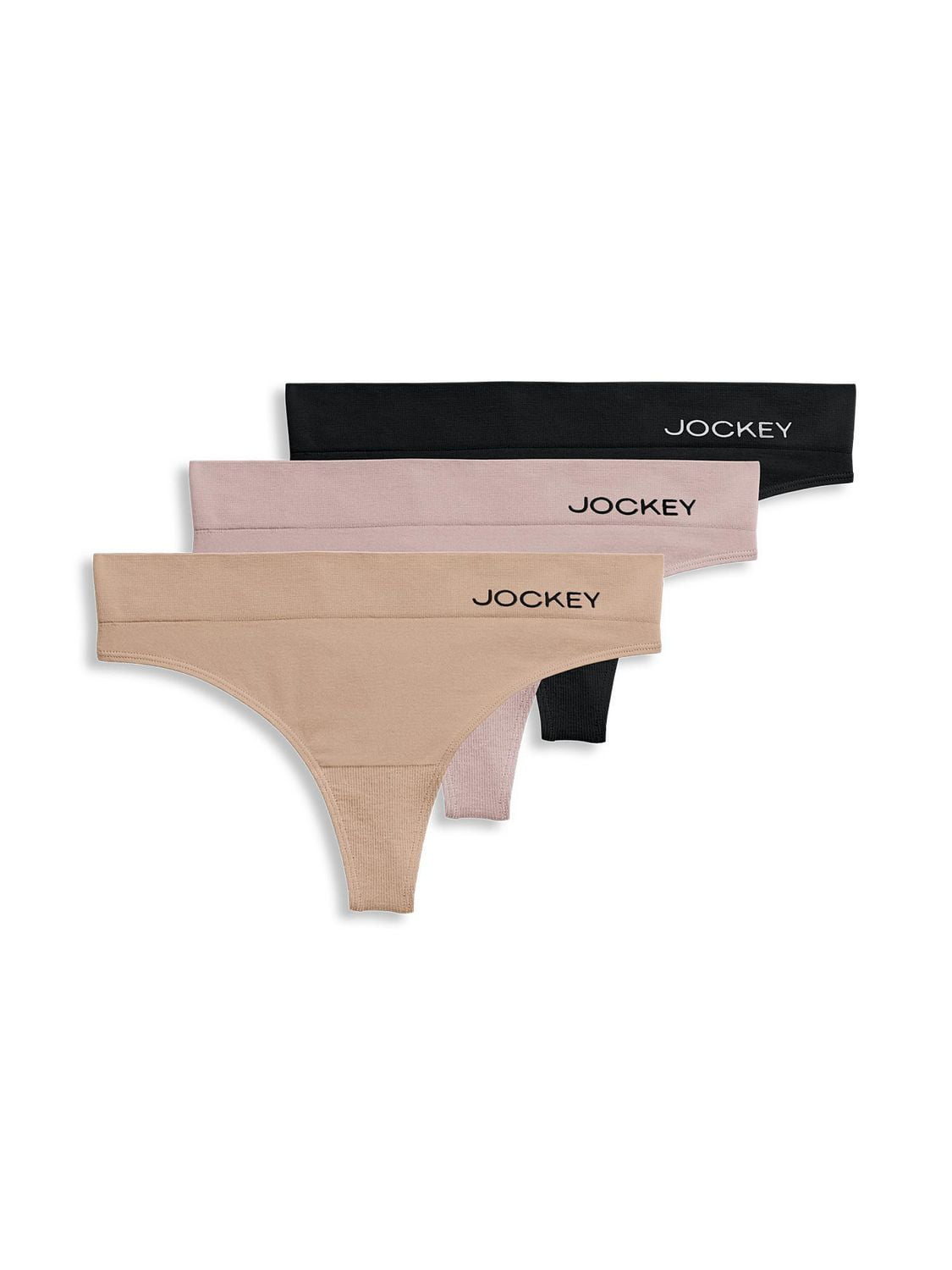 Jockey® Essentials Seamfree® Eco Thong - 3 pack, Eco Thong