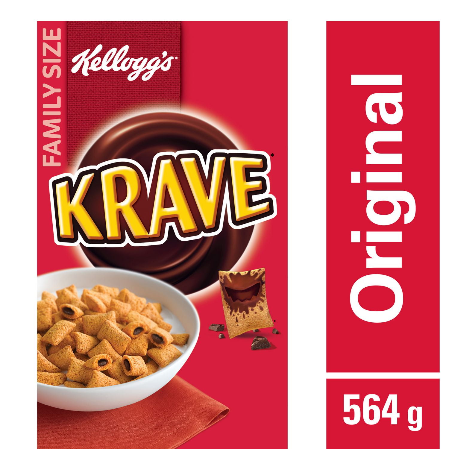 Kellogg's Krave Chocolate Flavour Cereal, Family Size, 564g Walmart