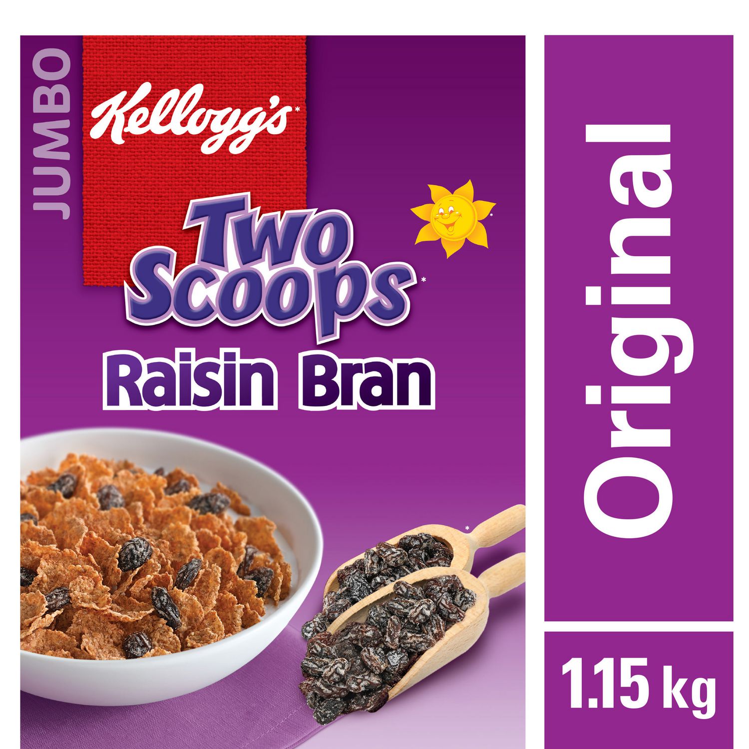 Kelloggs Two Scoops Raisin Bran Cereal 1150g Walmart Canada