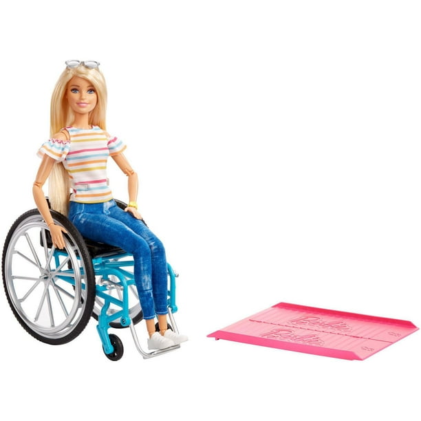 Tête de style poupée Barbie blonde en grande forme 8 pouces de haut