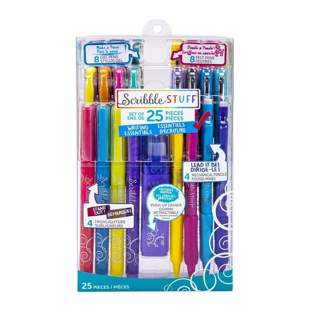 Scribble Stuff 25 Piece Writing Kit – Walmart Inventory Checker – BrickSeek