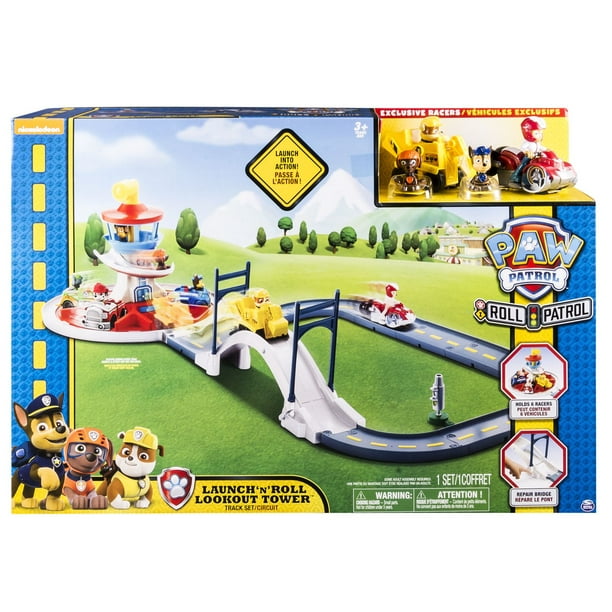PAW Patrol Launch N Roll Lookout Tower Track Set 